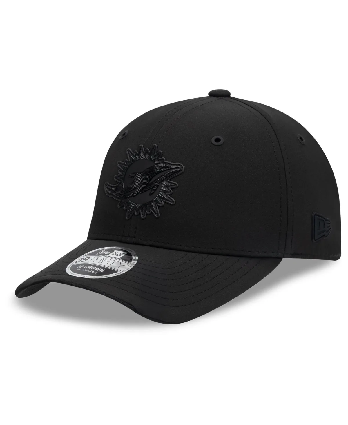 Miami Dolphins 2026 Sideline 39THIRTY M-Crown Stretch Hat by New Era