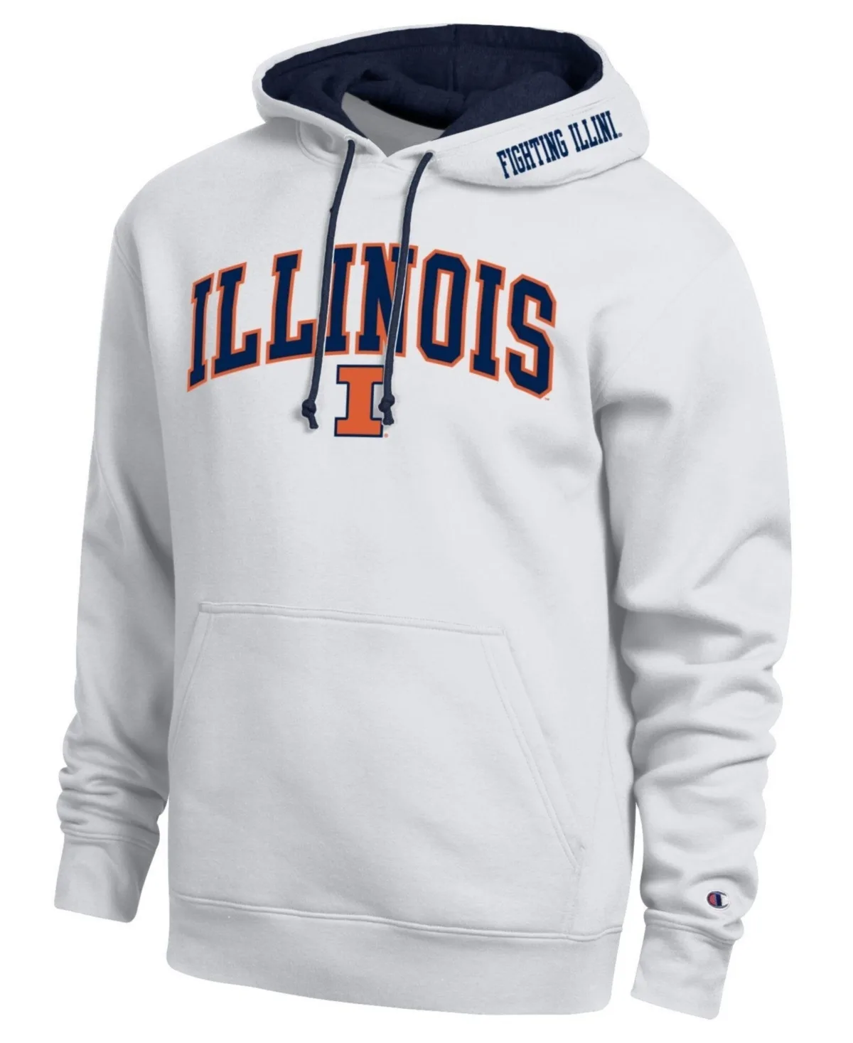 Illinois Fighting Illini Arch Tackle Twill Hoodie by Champion