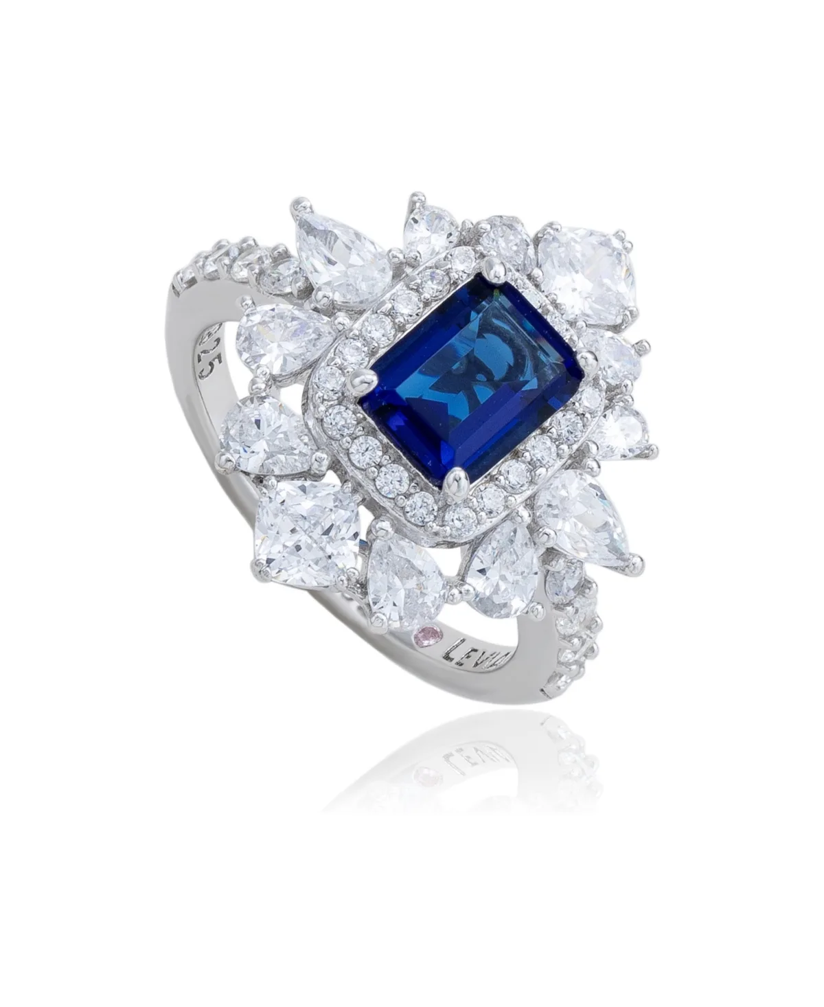Cubic Zirconia Multi-Cut Ring by Suzy Levian New York