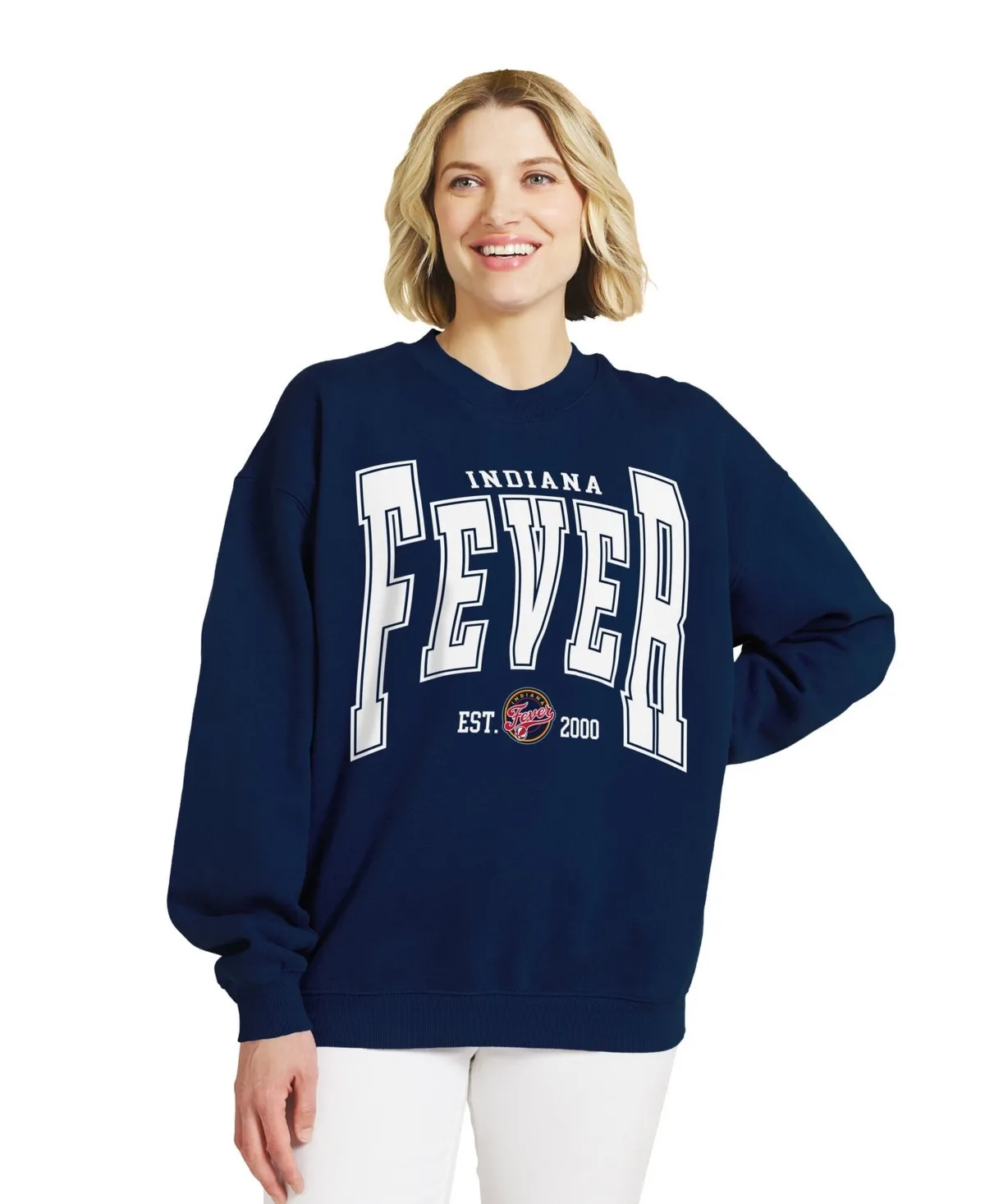 Indiana Fever Oversized Team Fleece Sweatshirt
