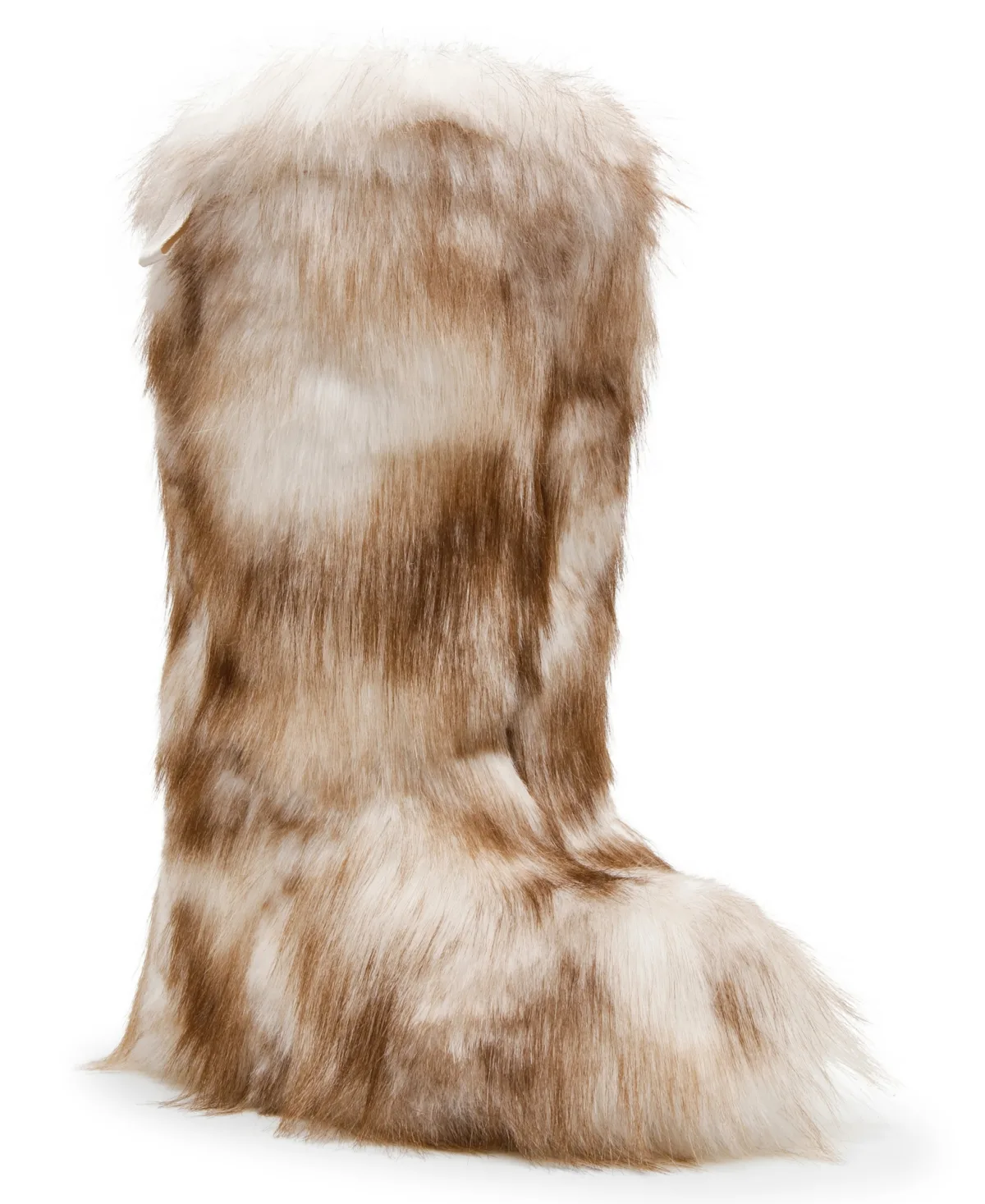 Mallow Faux-Fur Knee-High Round Toe Boots by Steve Madden