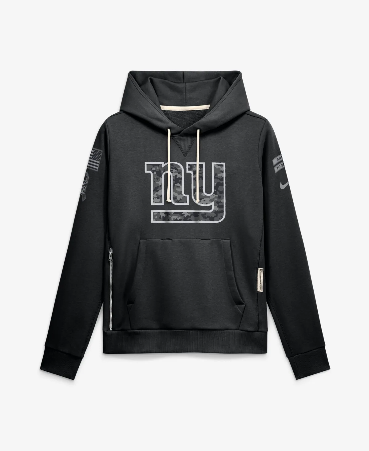 New York Giants 2026 Salute to Service Sideline Dri-Fit Pullover Hoodie