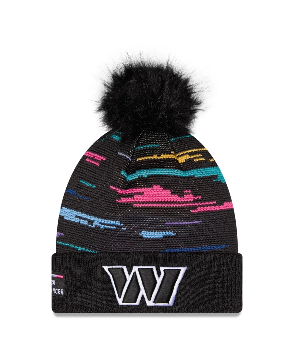 Washington Commanders 2026 Nfl Crucial Catch Cuffed Knit with Pom Hat by New Era