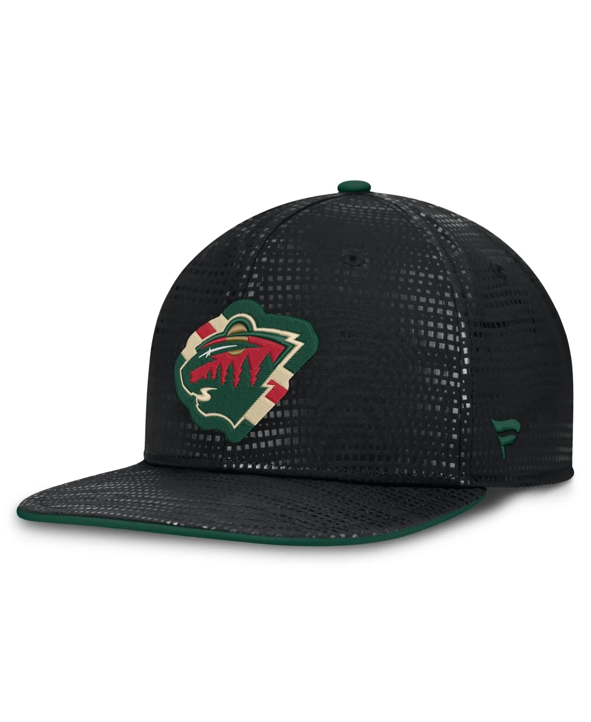 Minnesota Wild Authentic Pro Rink Square Visor Snapback Hat