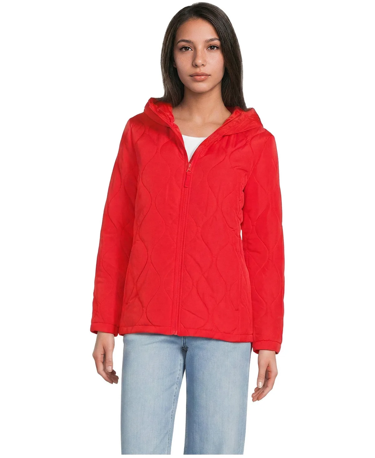 FeatherFree Onion Quilted Insulated Jacket by Lands' End