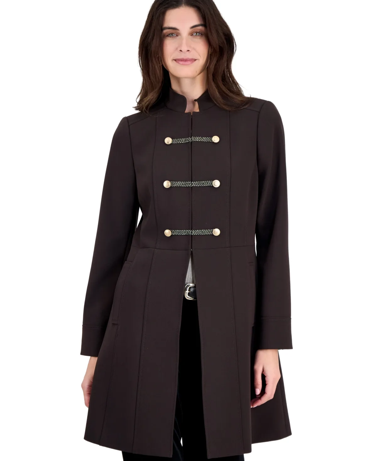 Military Long-Sleeve Topper Jacket by Tahari