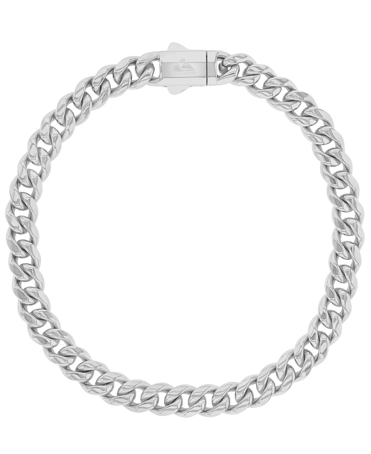 Miami Platinum-Plated Cuban Chain Bracelet by Quiksilver
