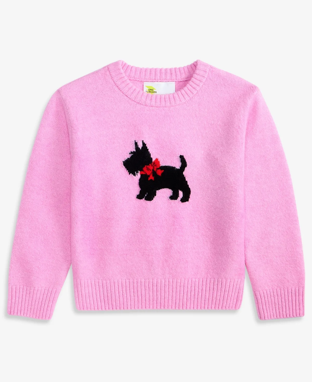 Scottie Dog Long-Sleeve Sweater by Epic Threads
