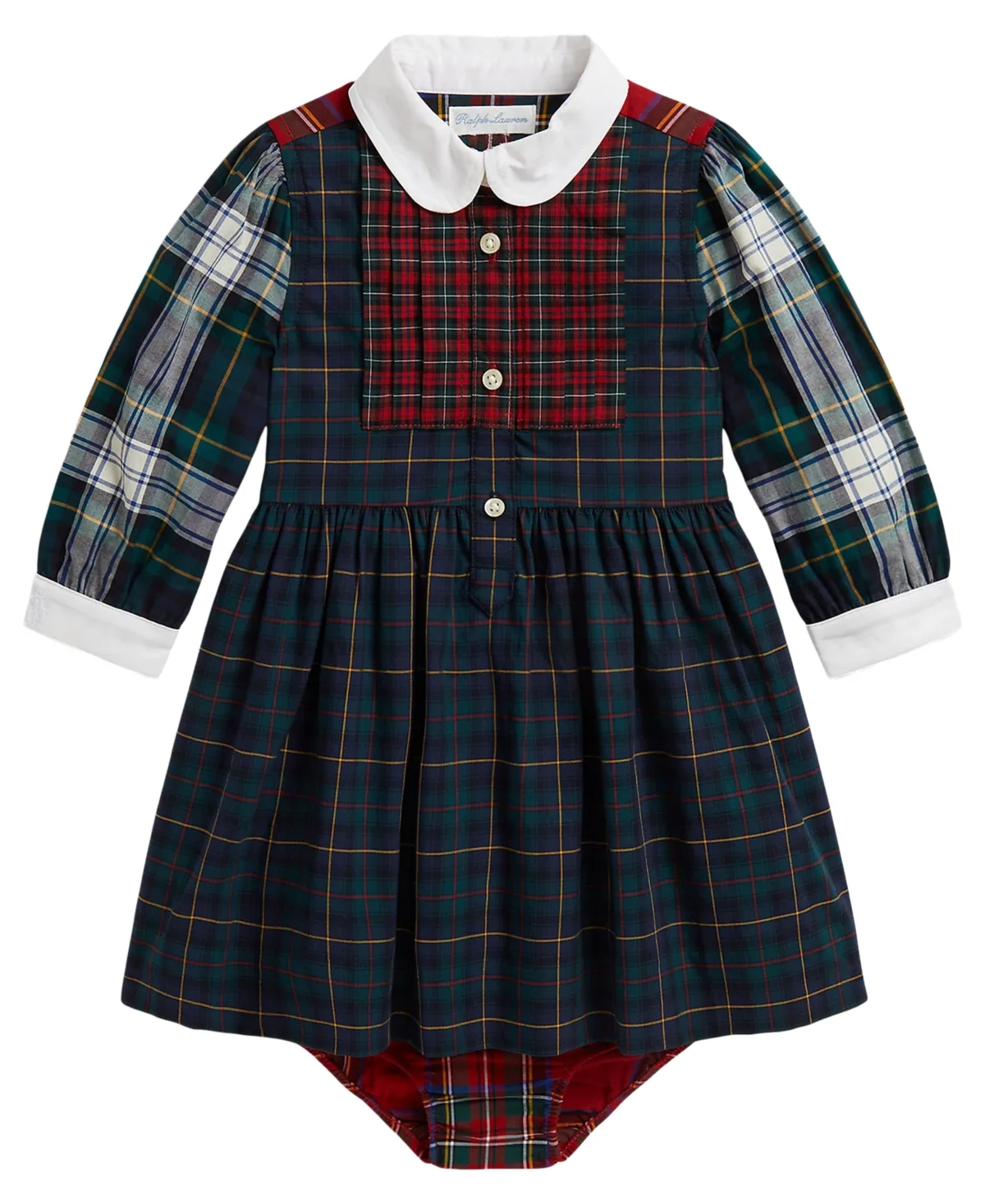 Plaid Cotton Poplin Fun Shirtdress and Bloomer by Polo Ralph Lauren