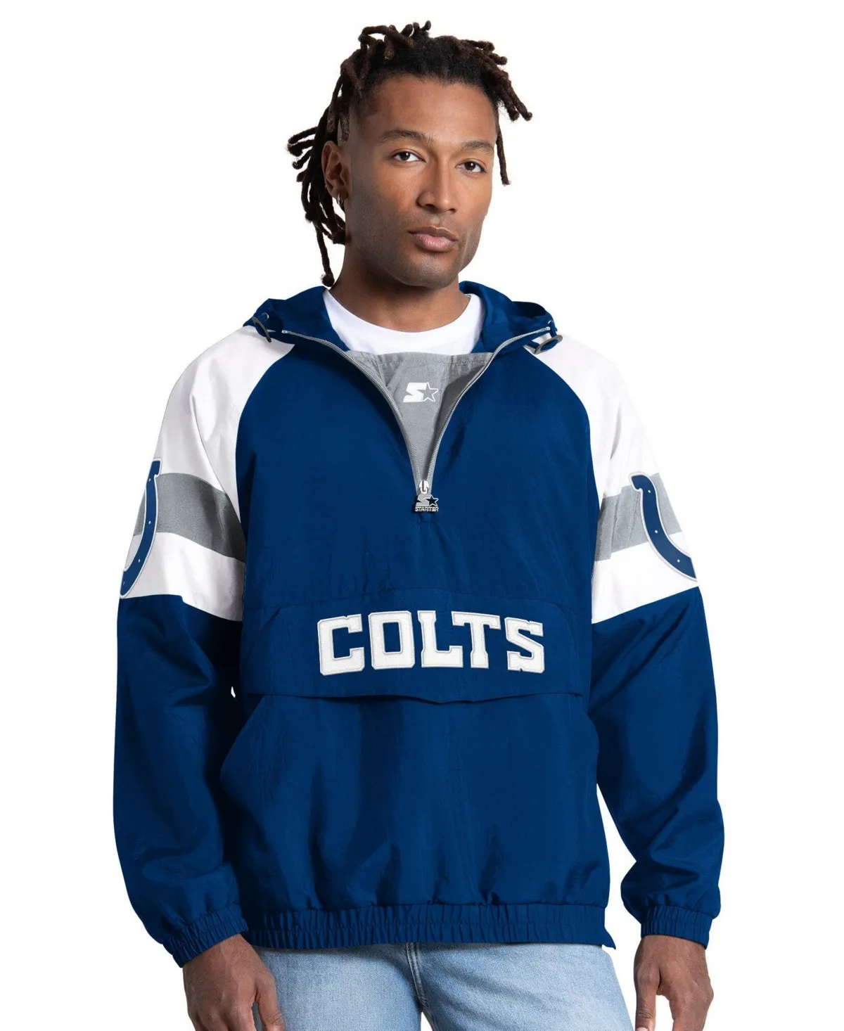 Indianapolis Colts Street Cut Half-Zip Jacket