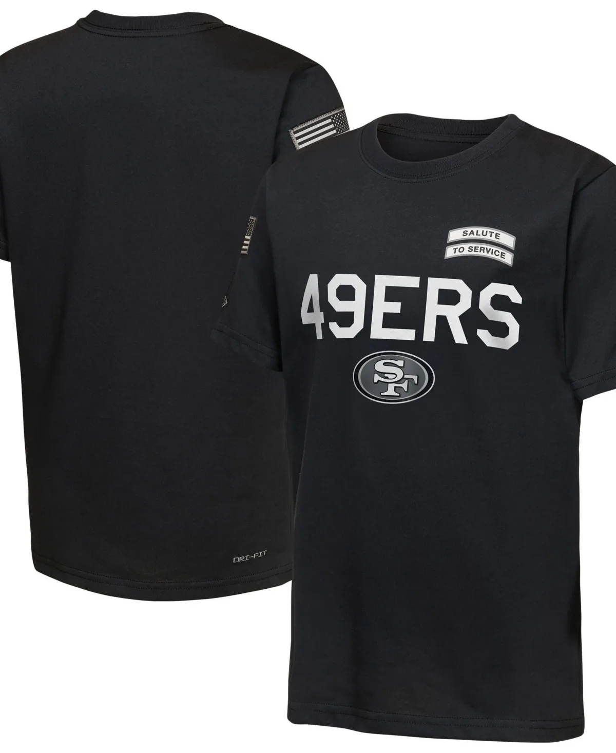 San Francisco 49ers 2026 Salute to Service Sideline Dri-Fit T-Shirt by Nike