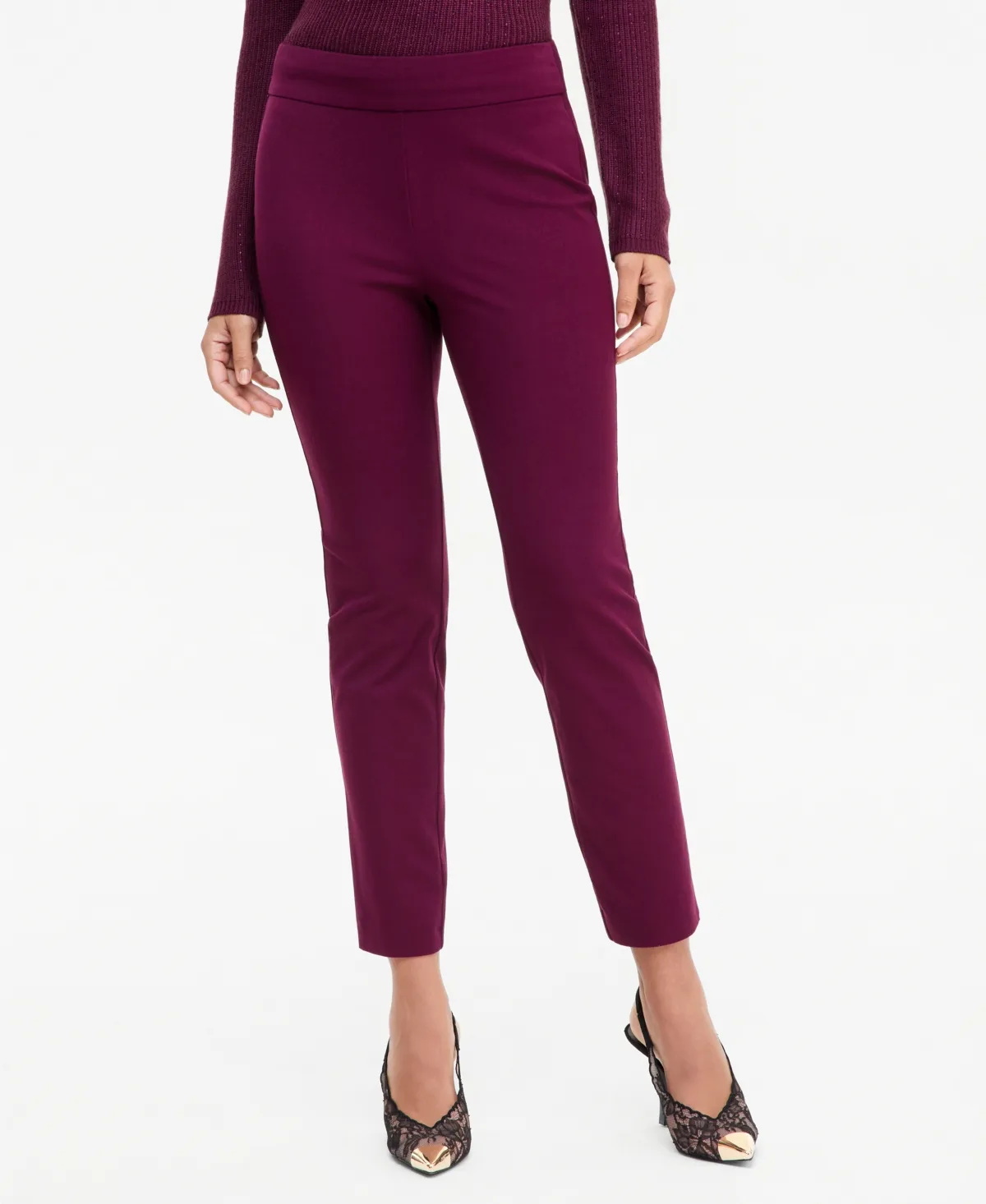 Incredible Stretch High-Rise Pull-On Skinny Pants by INC International Concepts