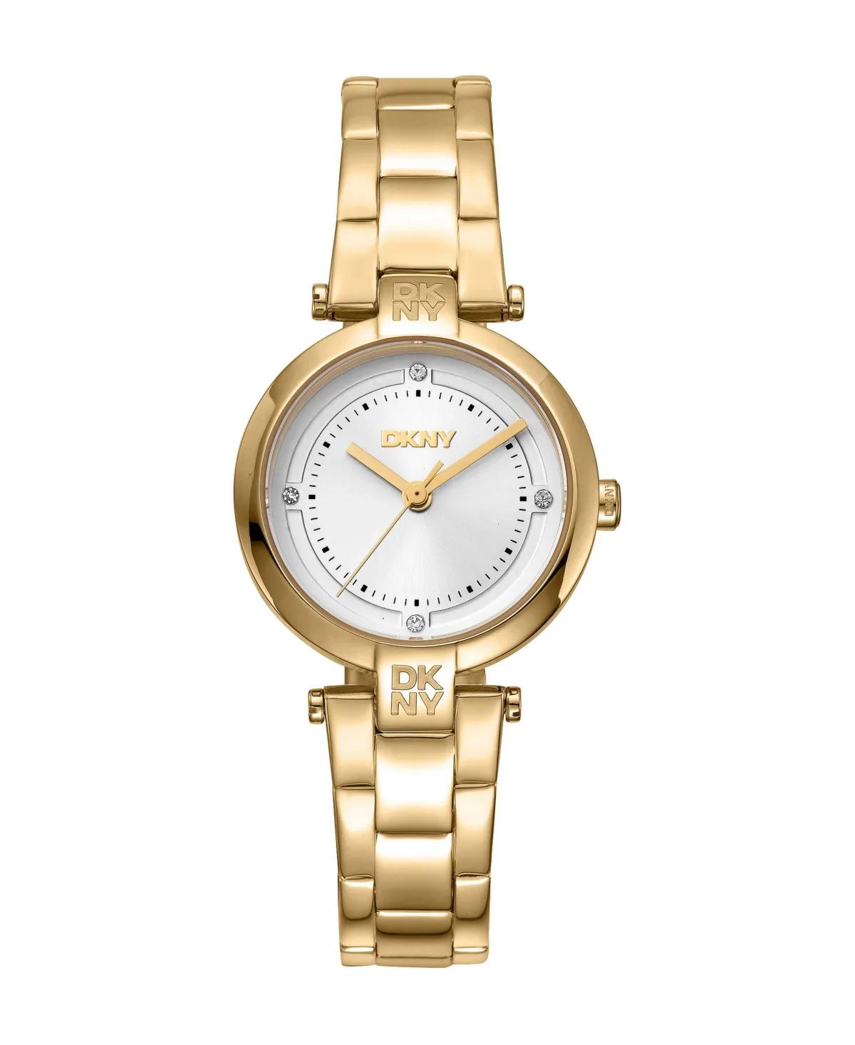 Quartz Analog Gold Stainless Steel Bracelet Watch, 28mm by DKNY