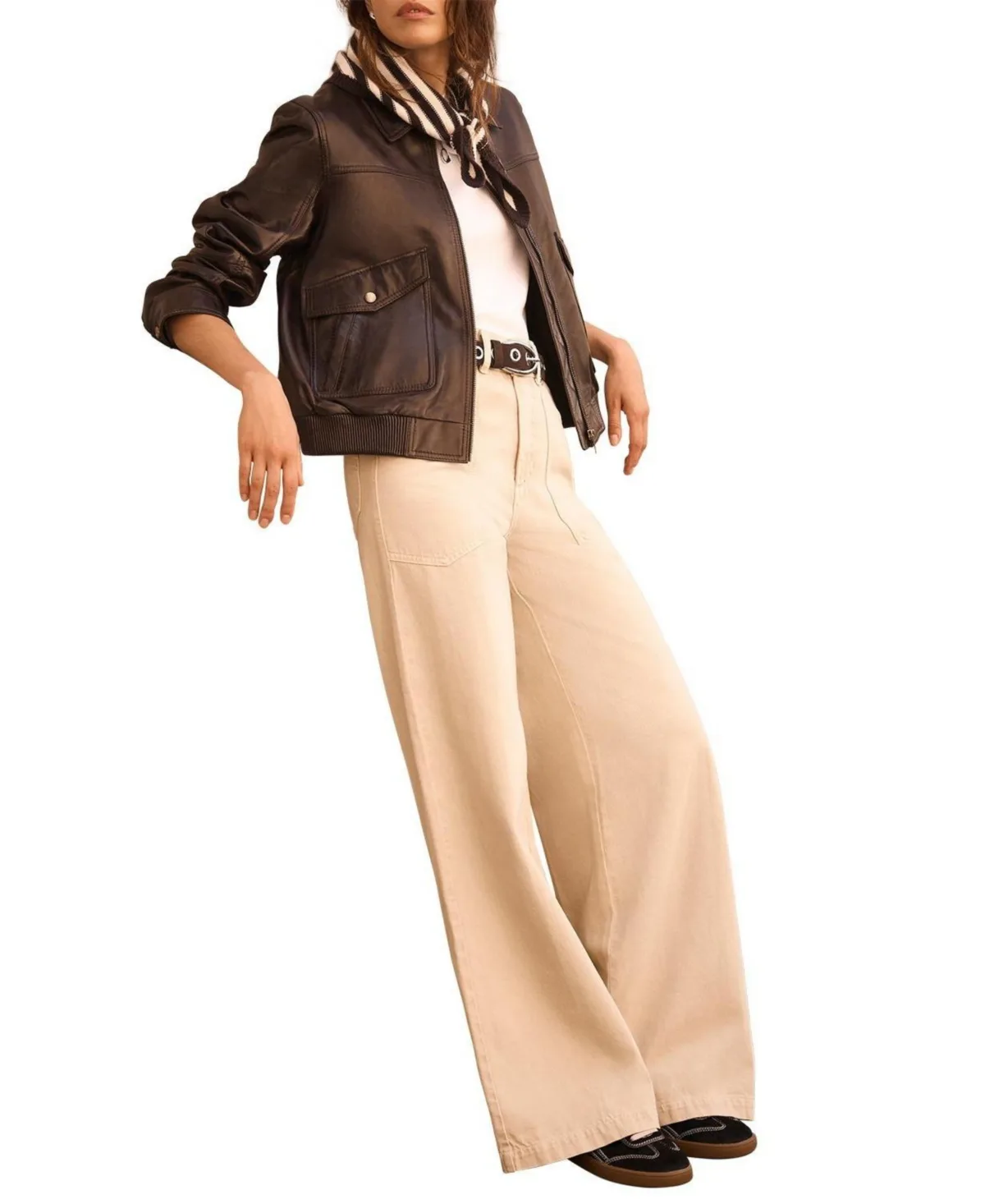 Utility Wide Jeans by Mint Velvet