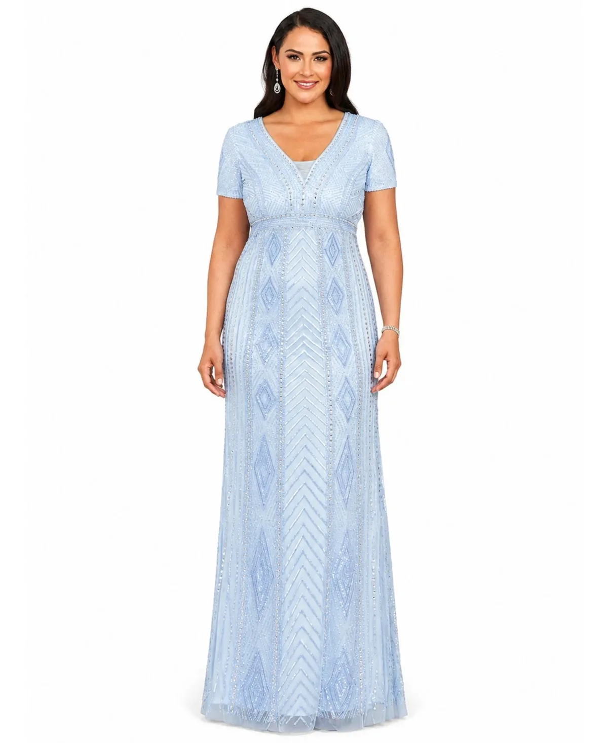 Closed Back Cap Sleeve Dress by Lara