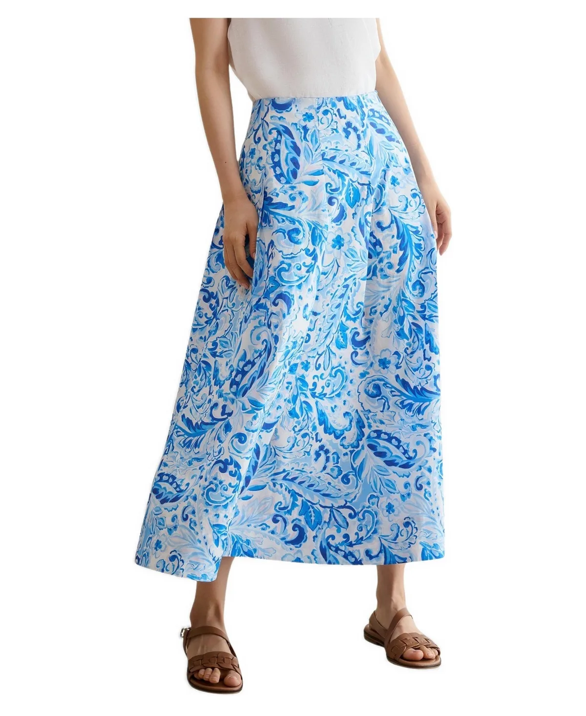 Carly Printed Midi Dress by Hobbs London
