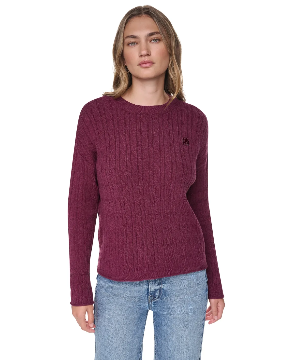Jeans Crewneck Sweater by DKNY