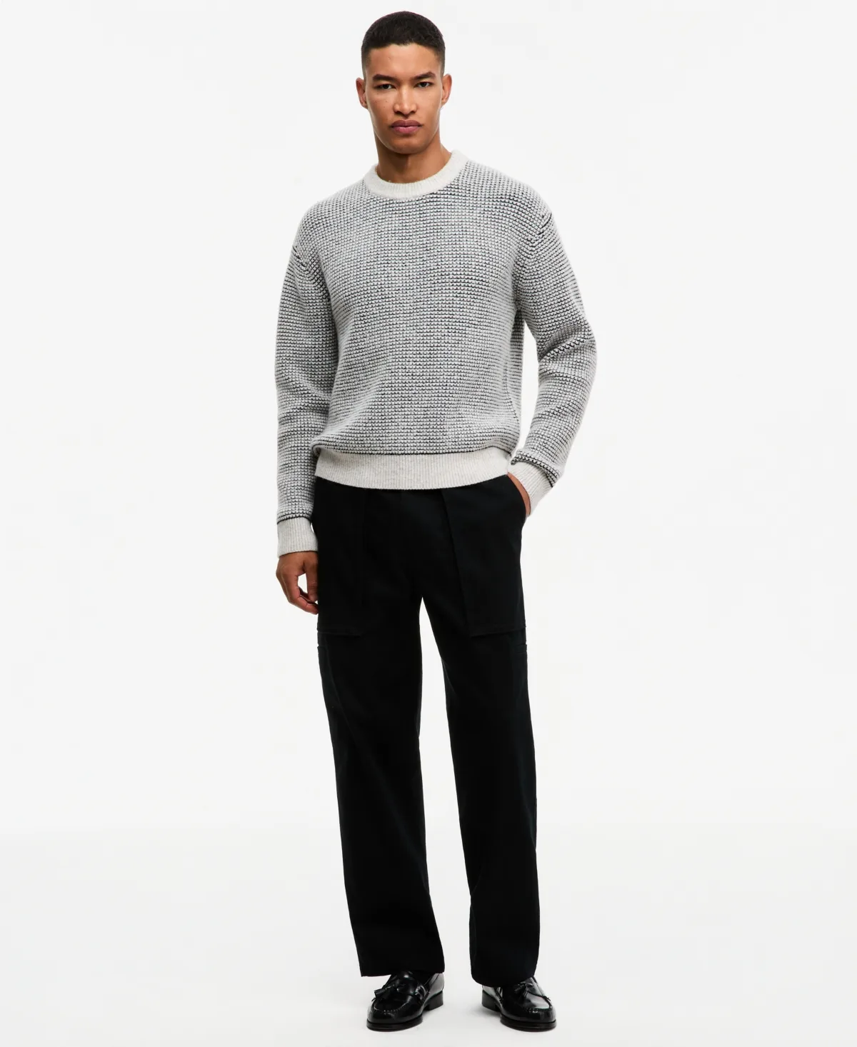 Relaxed-Fit Hammer-Loop Twill Field Pants by Mode of One