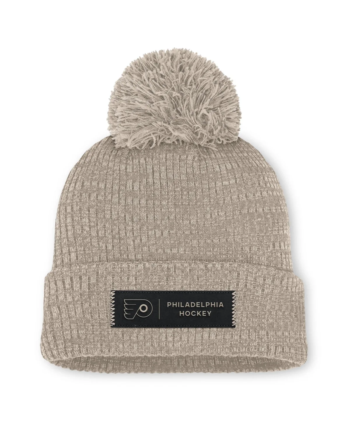 Philadelphia Flyers Authentic Pro Road Cuffed Knit with Pom Hat by Fanatics
