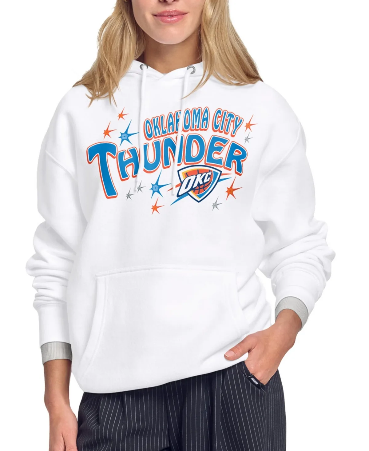 Oklahoma City Thunder Fireworks Fleece Hoodie by Starter