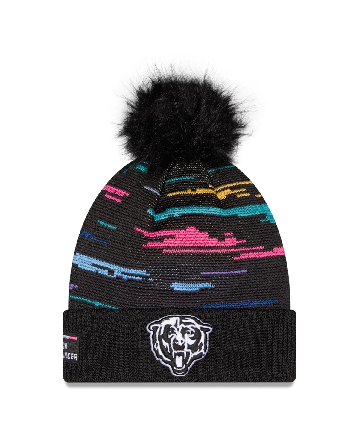 Chicago Bears 2026 Nfl Crucial Catch Cuffed Knit with Pom Hat by New Era