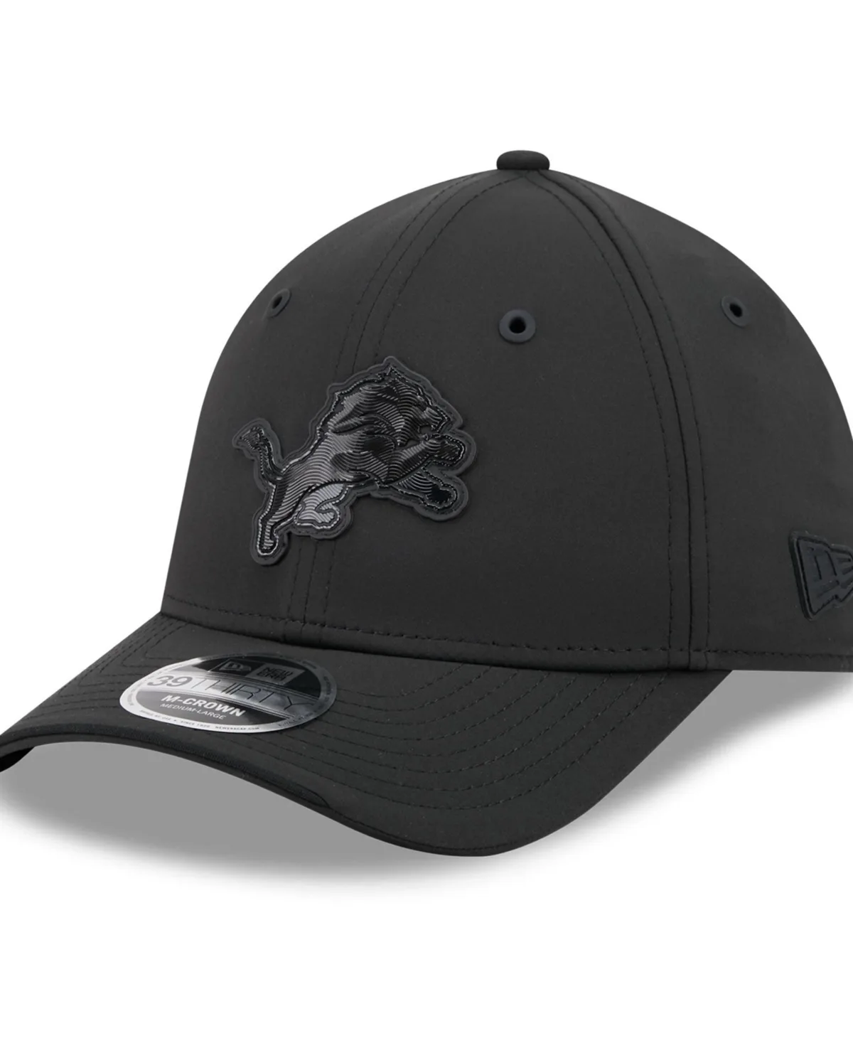 Detroit Lions 2026 Sideline 39THIRTY M-Crown Stretch Hat by New Era