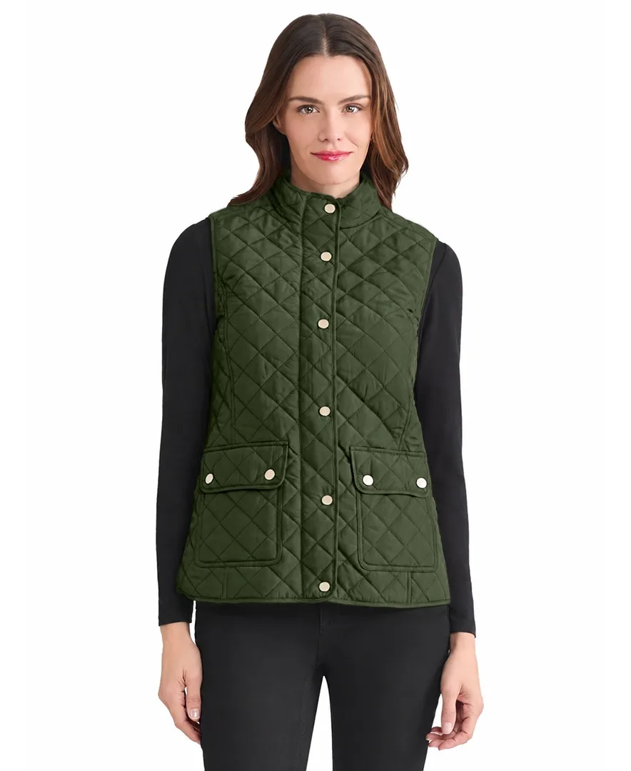 Quilted Lined Vest by Jones New York