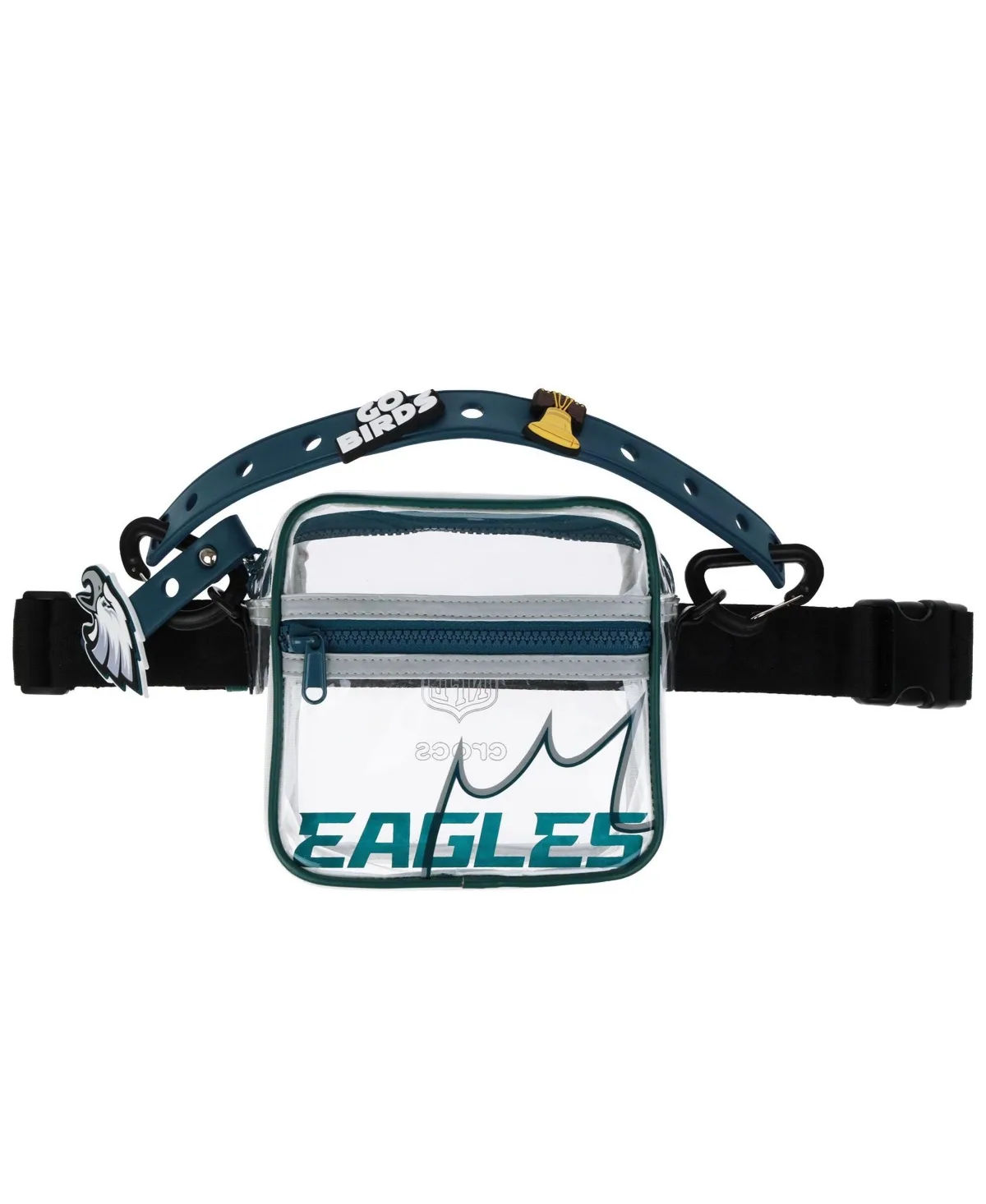 Philadelphia Eagles Clear Stadium Jibbitz-Compatible Crossbody Bag