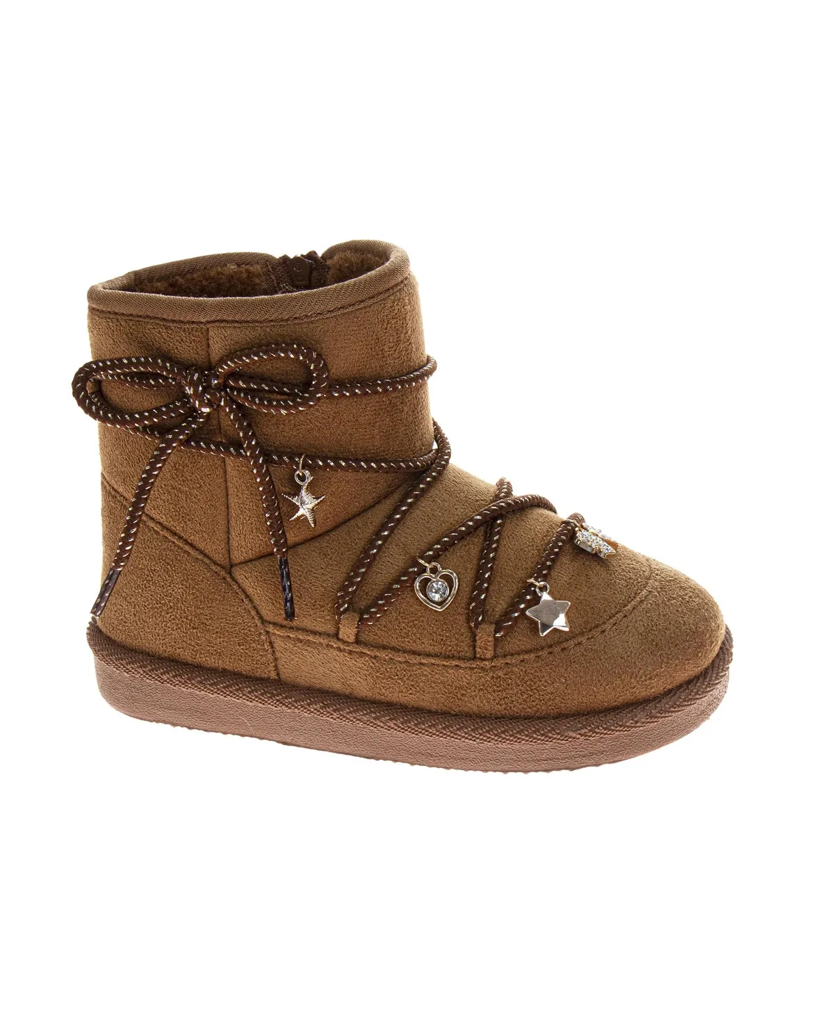 Cozy Faux Fur Charm Slip-On Fashion Boots by Kensie