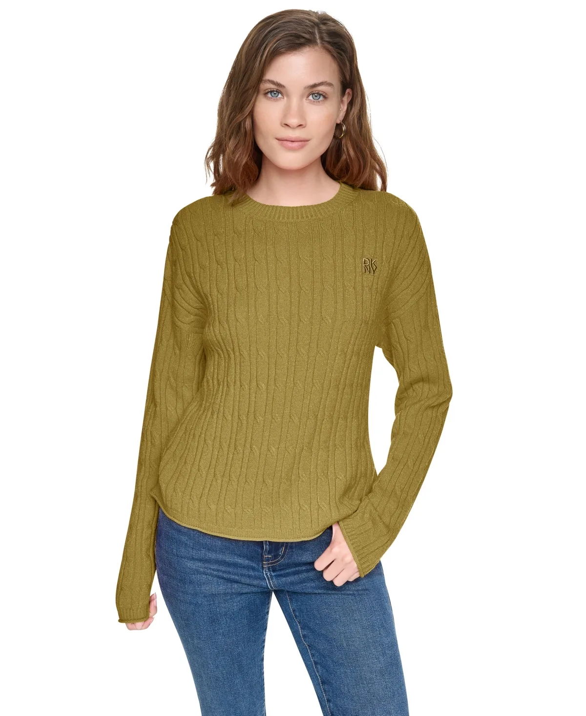 Jeans Crewneck Sweater by DKNY
