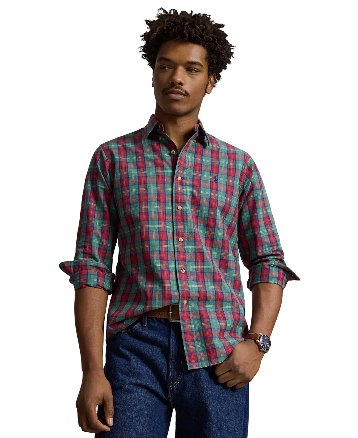 Classic Fit Long Sleeve Oxford Shirt