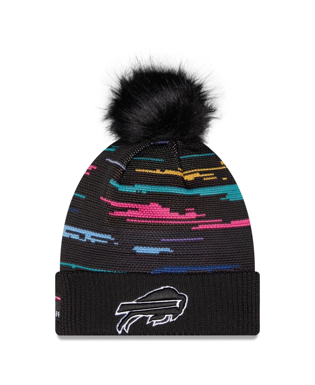 Buffalo Bills 2026 Nfl Crucial Catch Cuffed Knit with Pom Hat by New Era