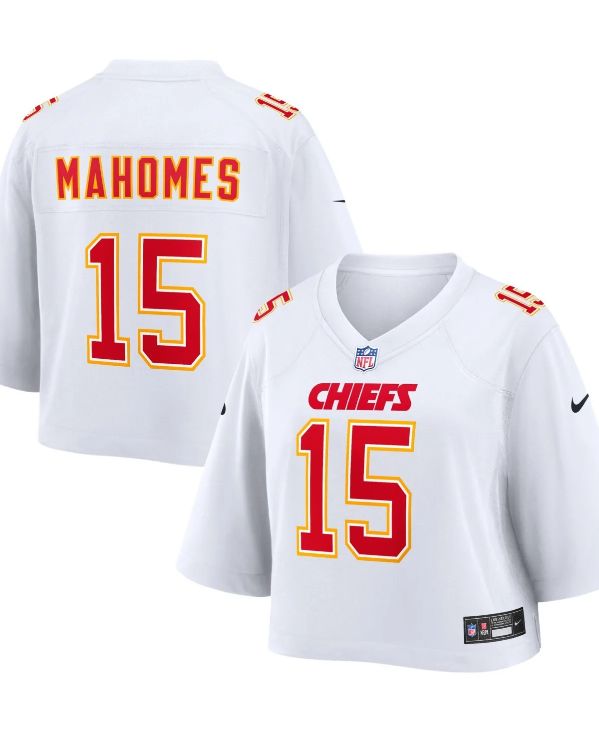 Patrick Mahomes Kansas City Chiefs Cropped Fashion Game Jersey
