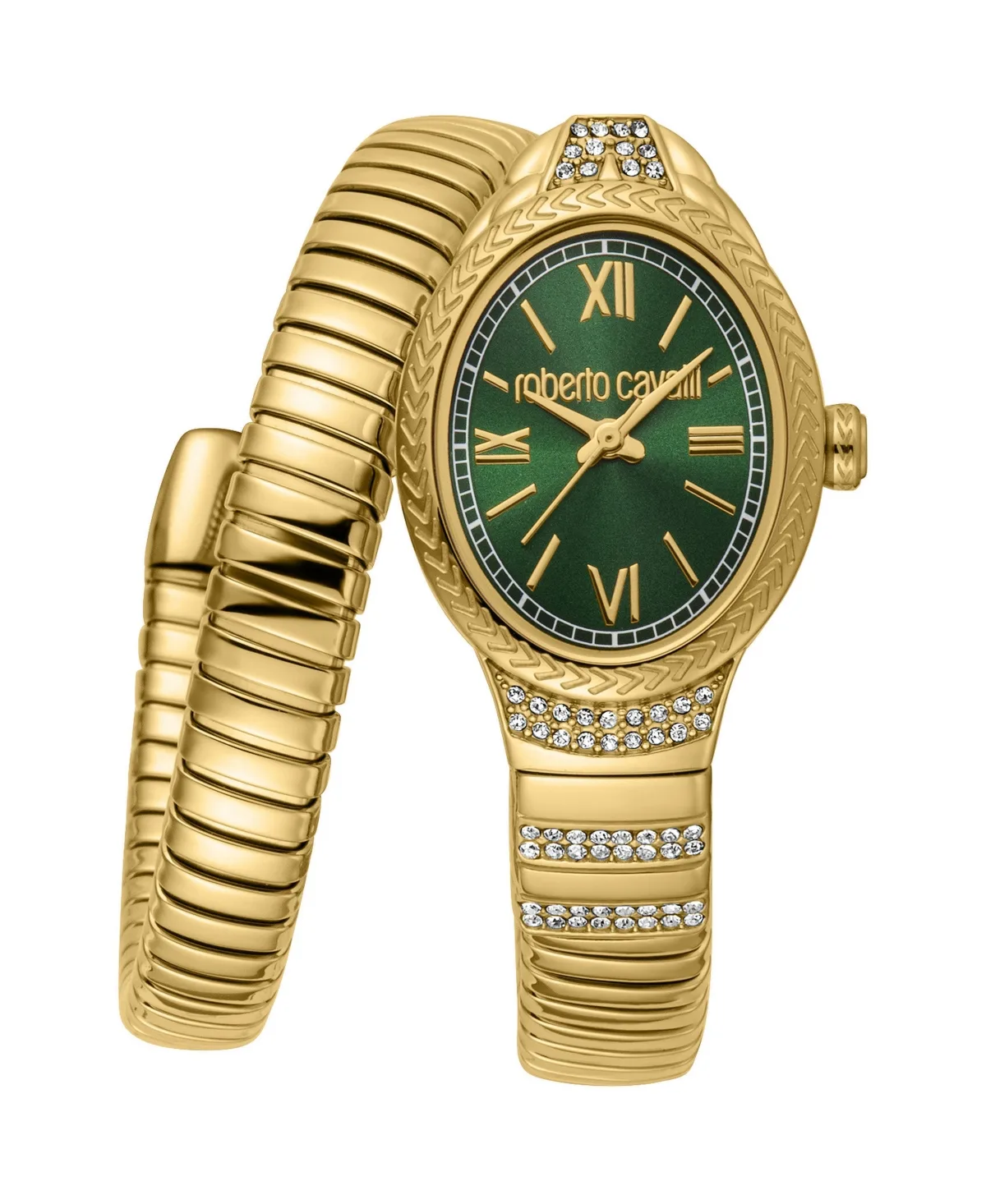 Quartz Gold Stainless Steel Bracelet Watch, 22mm by Roberto Cavalli