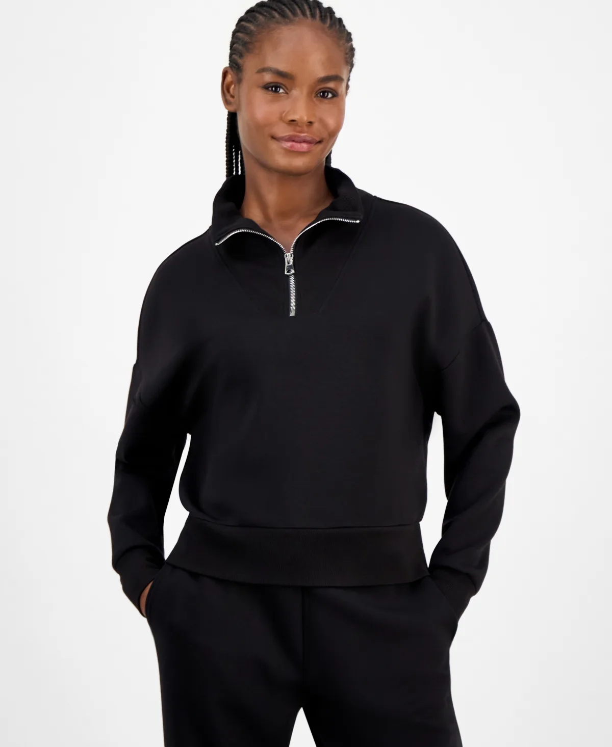 Quarter-Zip Long Sleeve Top by And Now This