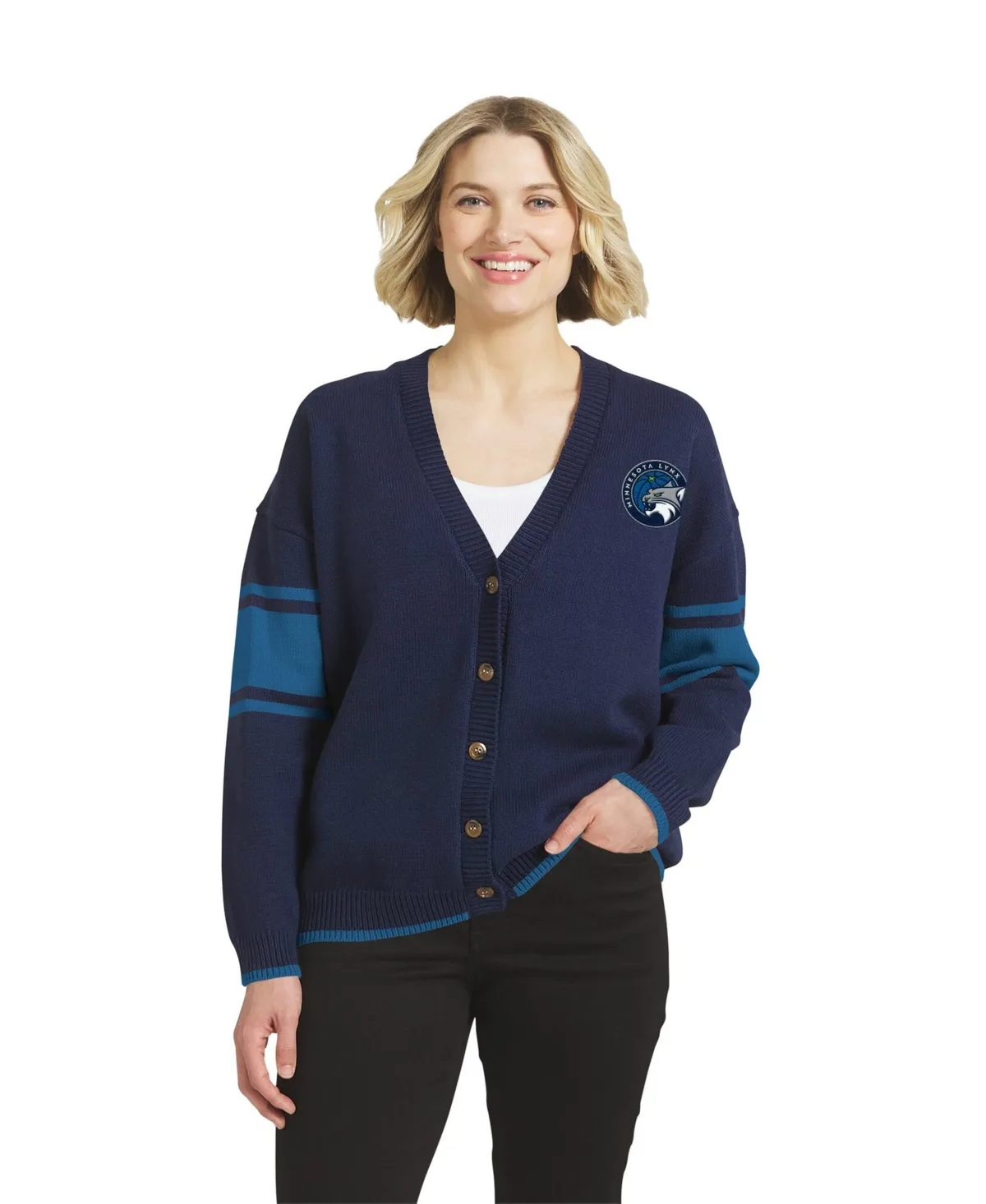 Minnesota Lynx Button-Up Cardigan Sweater