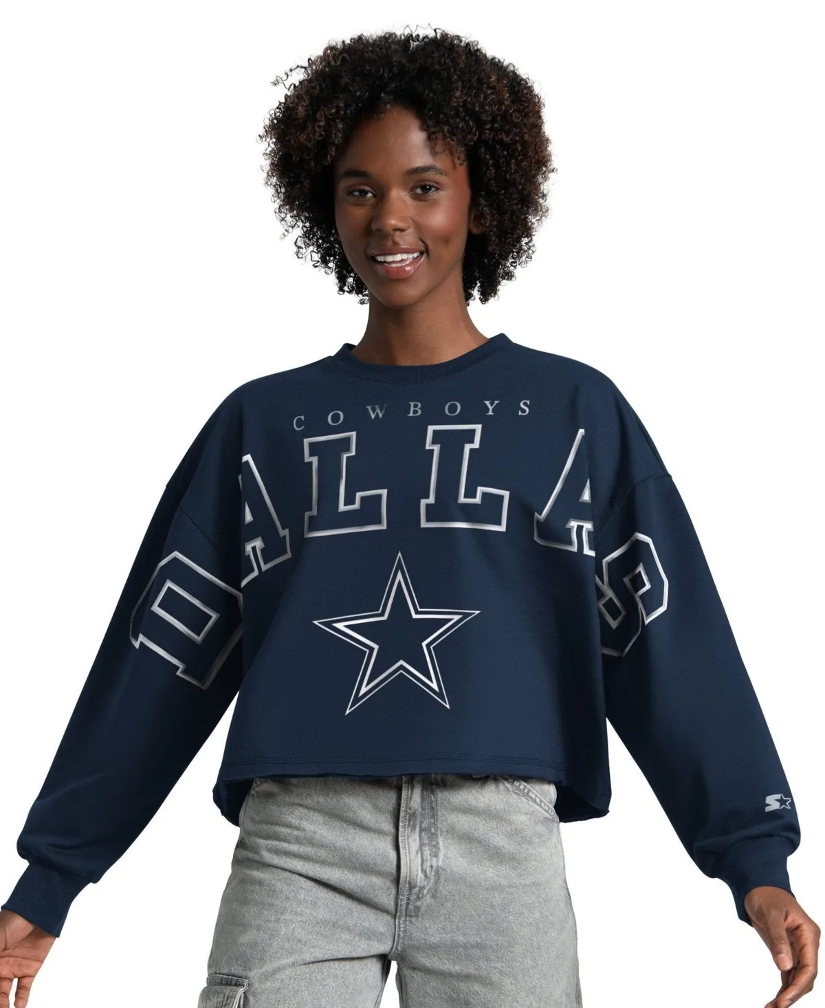 Dallas Cowboys Bleachers Cropped Sweatshirt