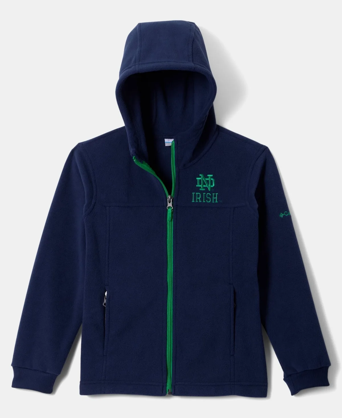 Notre Dame Fighting Irish Flanker Fleece Full-Zip Hoodie by Columbia