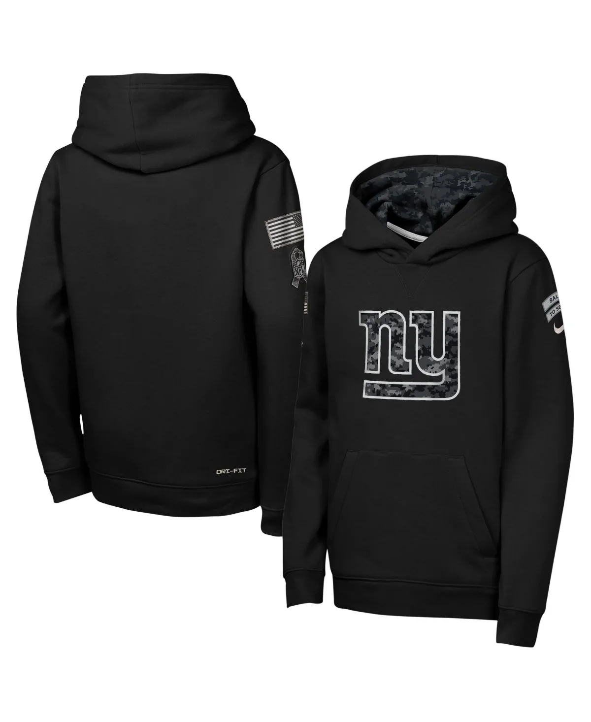 New York Giants 2026 Salute to Service Club Fleece Pullover Hoodie by Nike