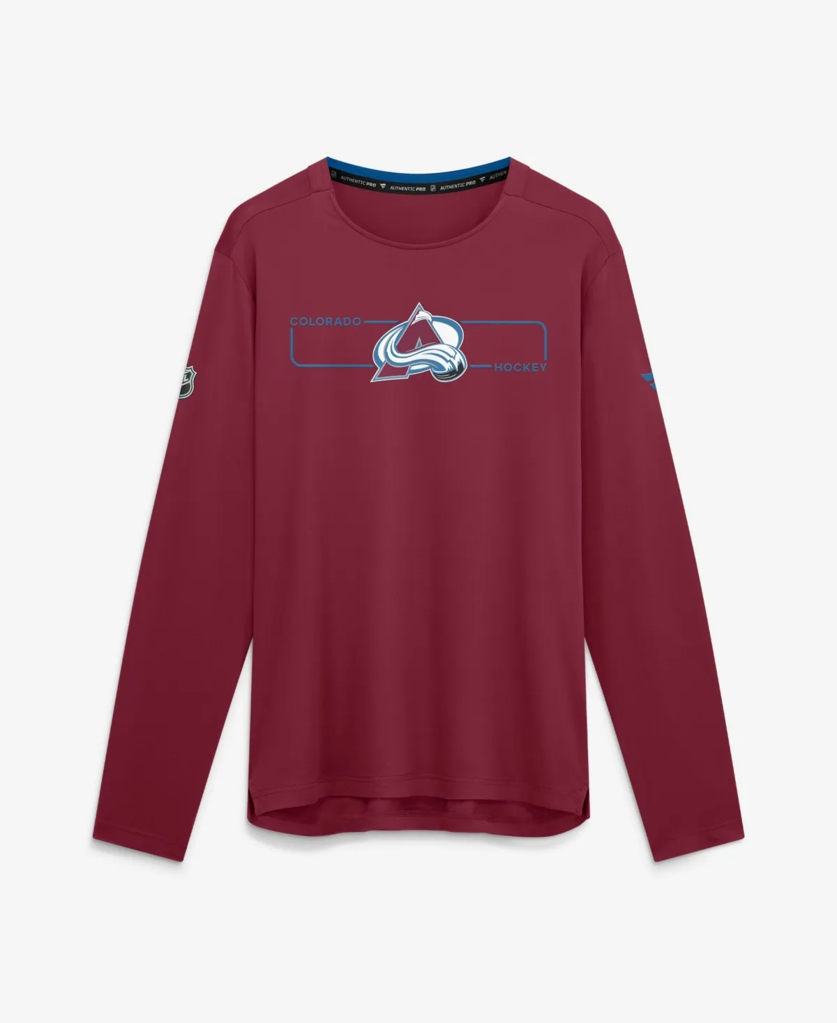 Colorado Avalanche Authentic Pro Rink Tech Long Sleeve T-Shirt