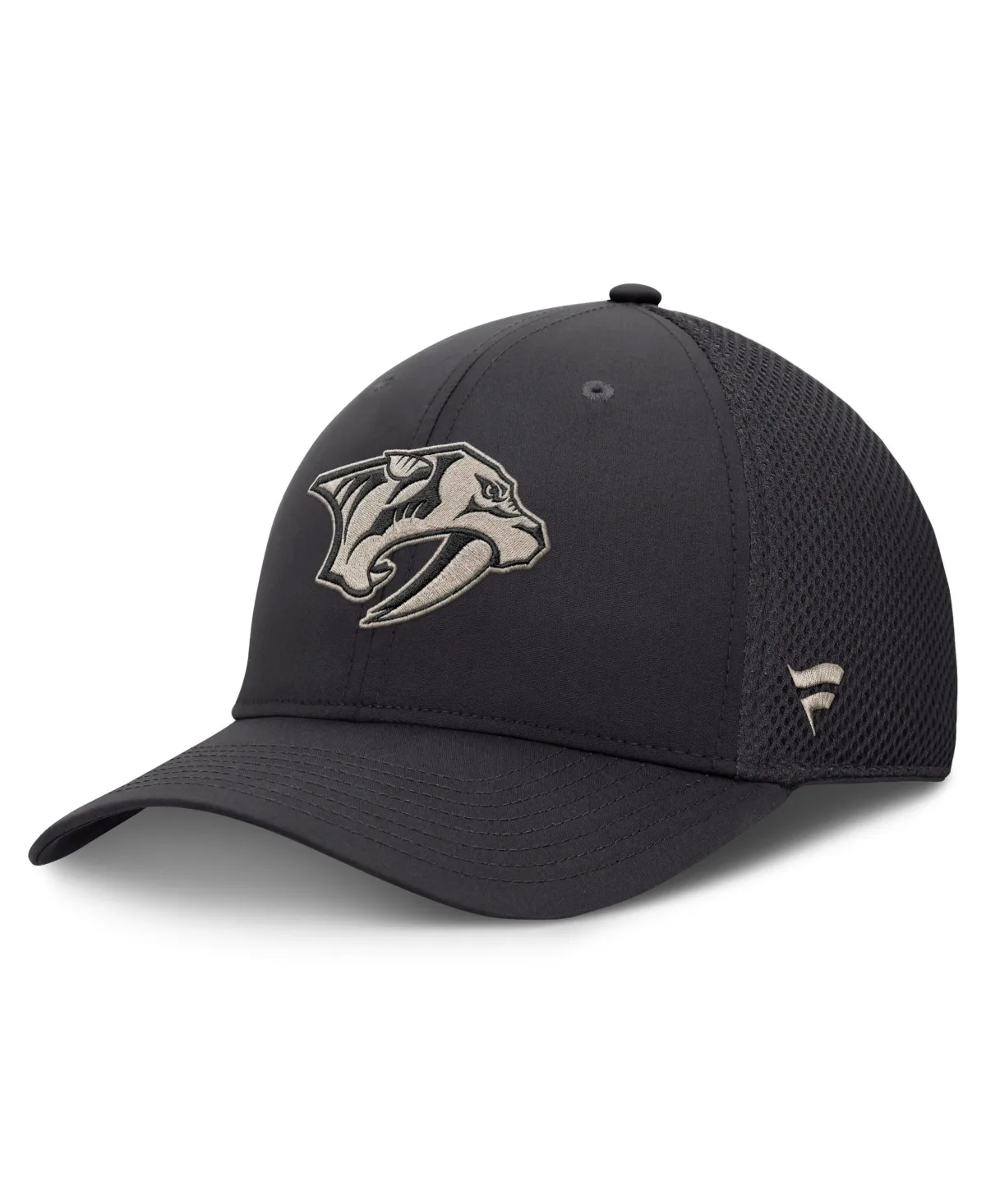 Nashville Predators Authentic Pro Road Meshback Stretch Hat by Fanatics