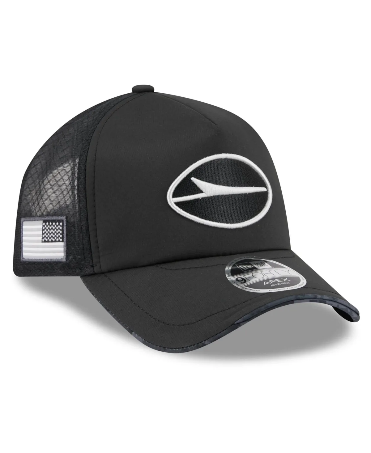 New York Jets 2026 Salute to Service Apex 9FORTY Adjustable Trucker Hat by New Era