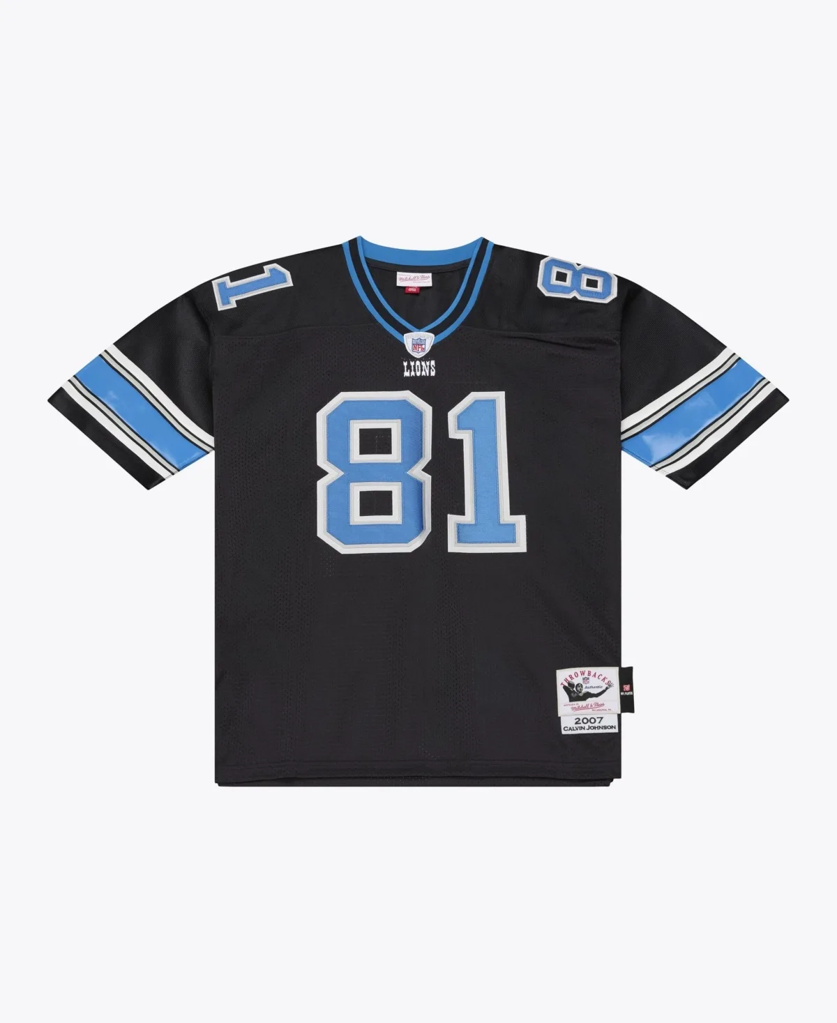 Calvin Johnson Detroit Lions 2007 Authentic Throwback Jersey by Mitchell & Ness
