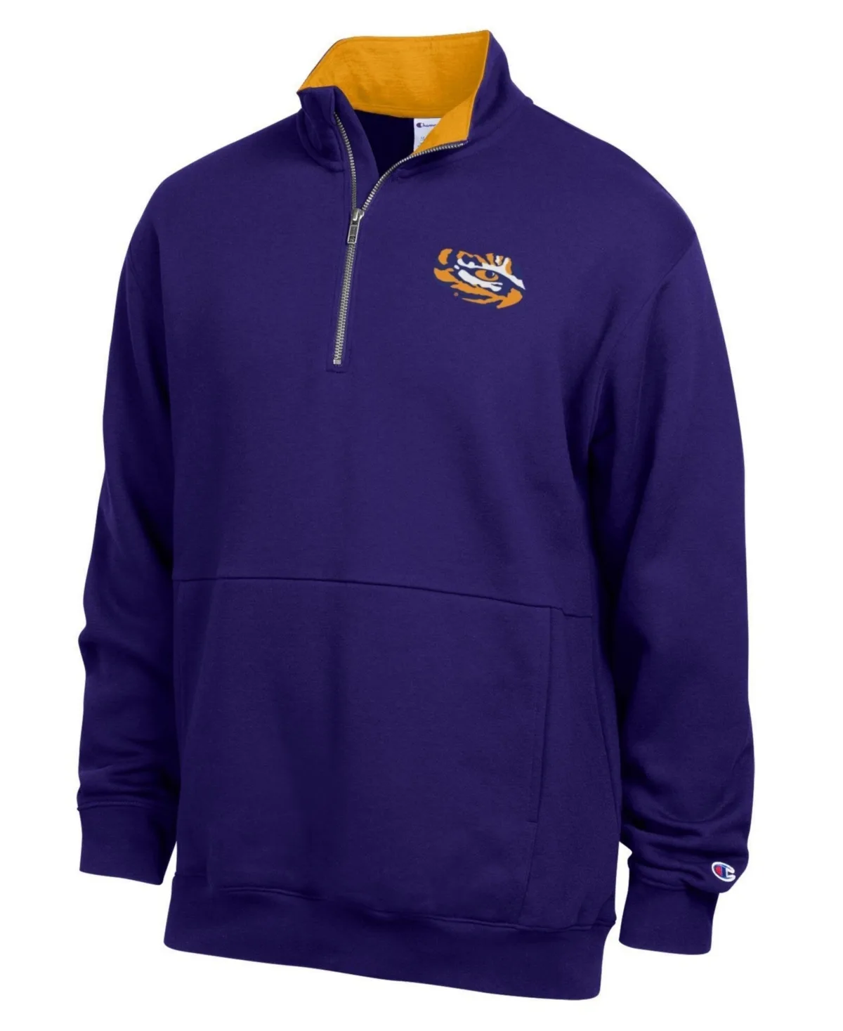 LSU Tigers Fleece Quarter-Zip Pullover by Champion