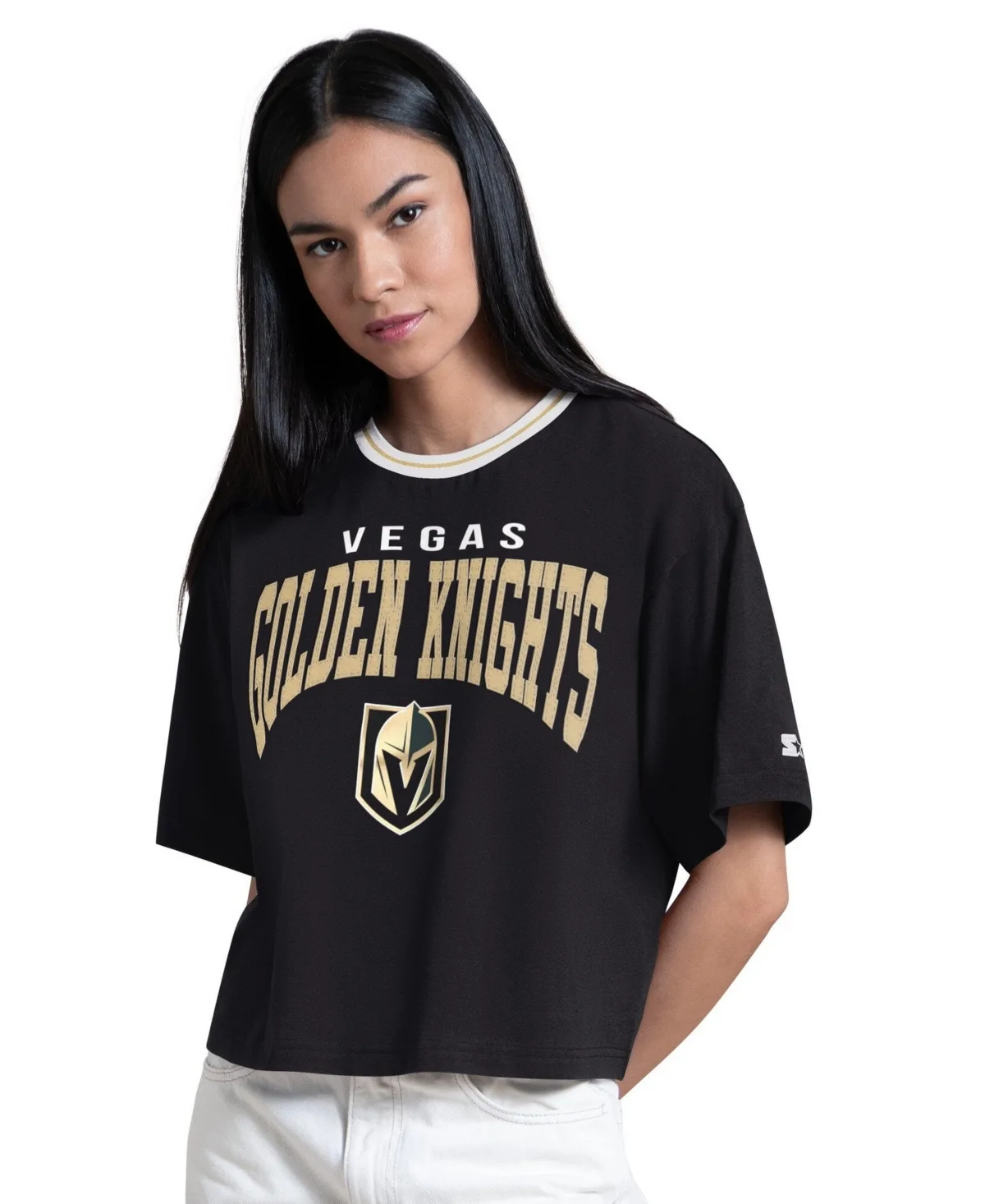 Vegas Golden Knights Ace Cropped T-Shirt