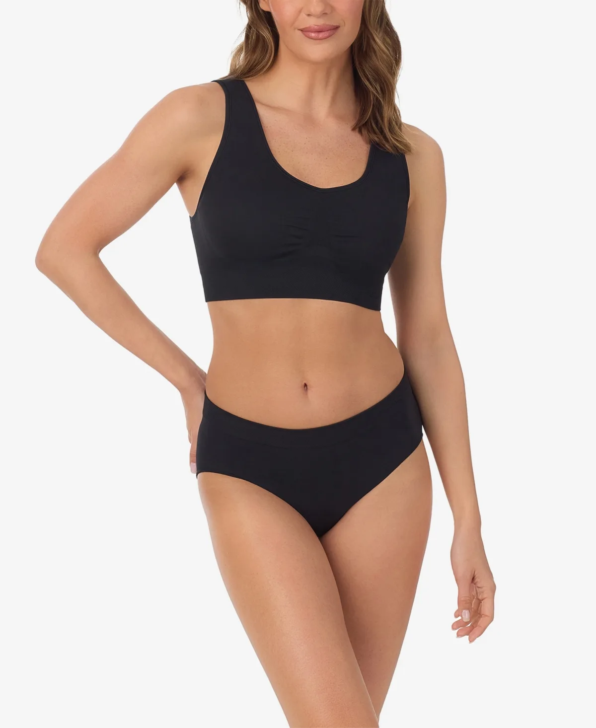 Seamless Full Coverage Wireless Bra by Le Mystère