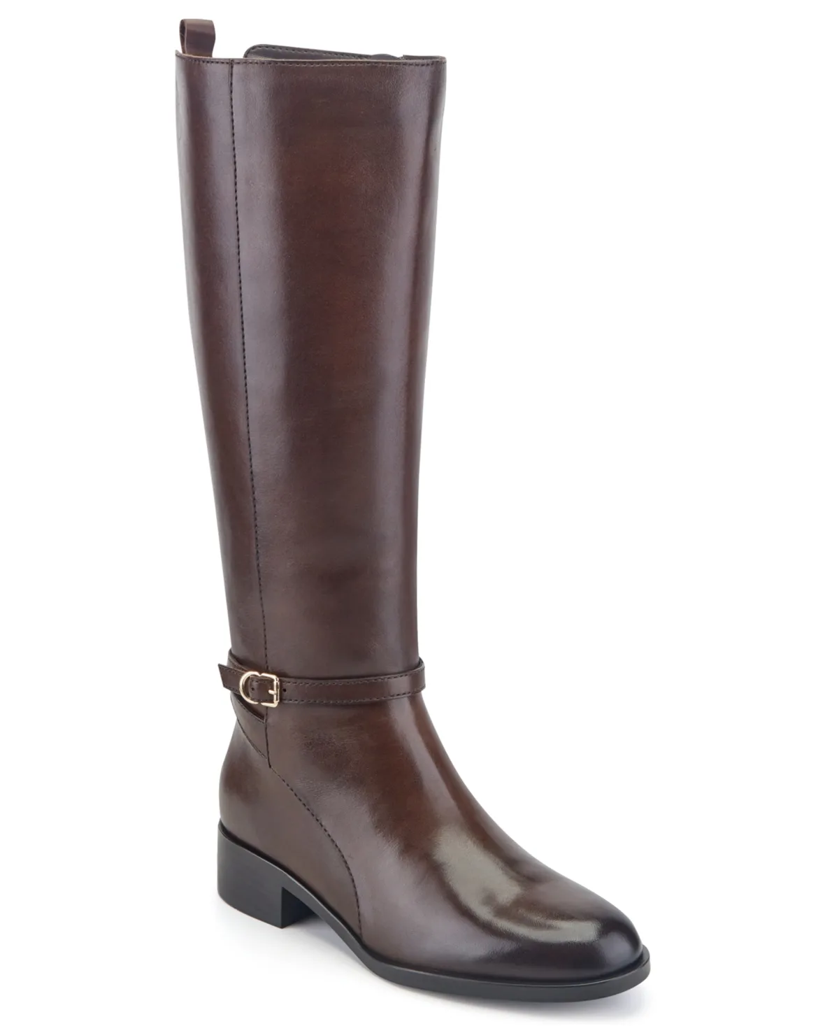 Bitty Knee-High Leather Riding Boots