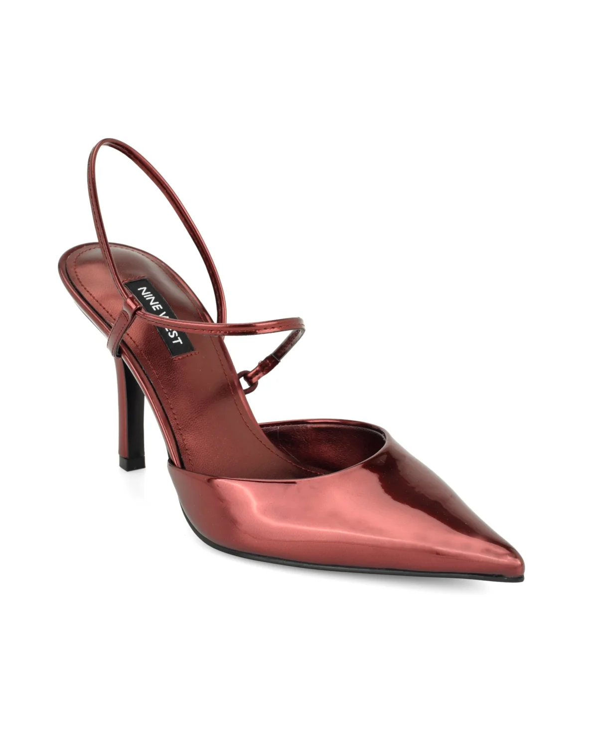 Galora Asymmetrical Strap Stiletto Pumps by Nine West