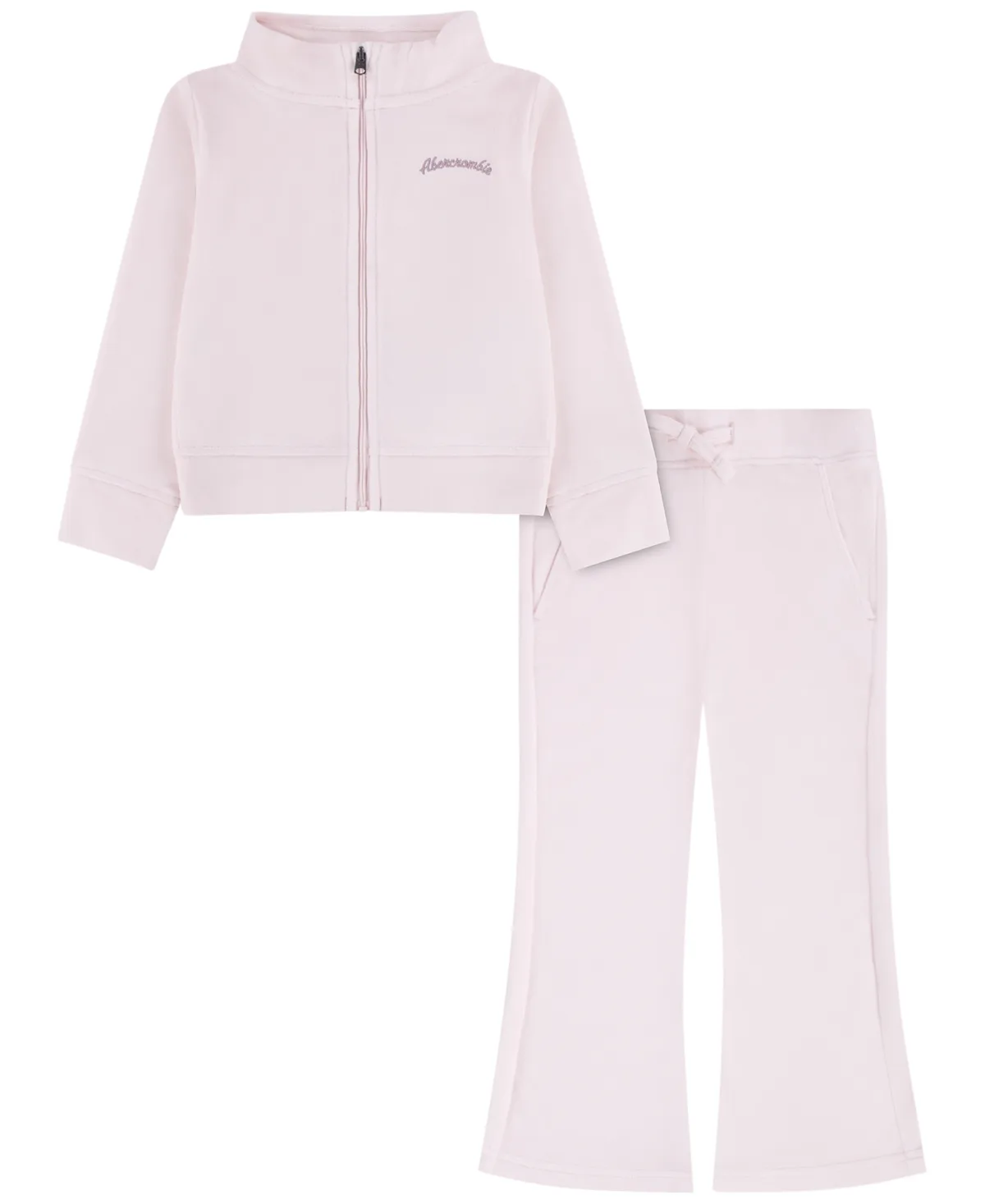 Velour Zip-Front Top and Pants, 2-Piece Set by Abercrombie Kids
