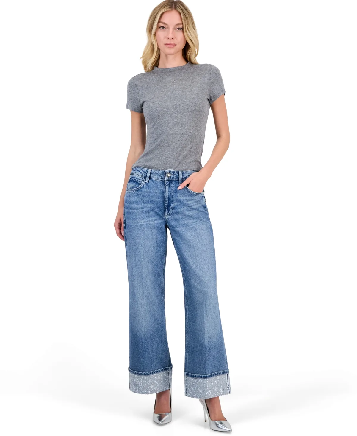 Rey Wide-Leg Jeans by GUESS
